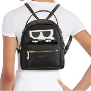 EUC! Karl Lagerfeld Black Backpack